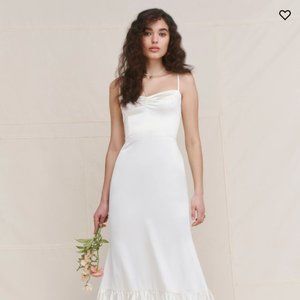 NWT Reformation Venetia Dress – Ivory